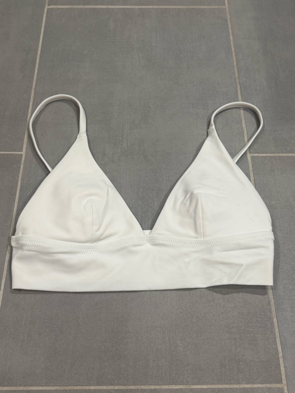 Aerie Triangle Swimsuit Top - White